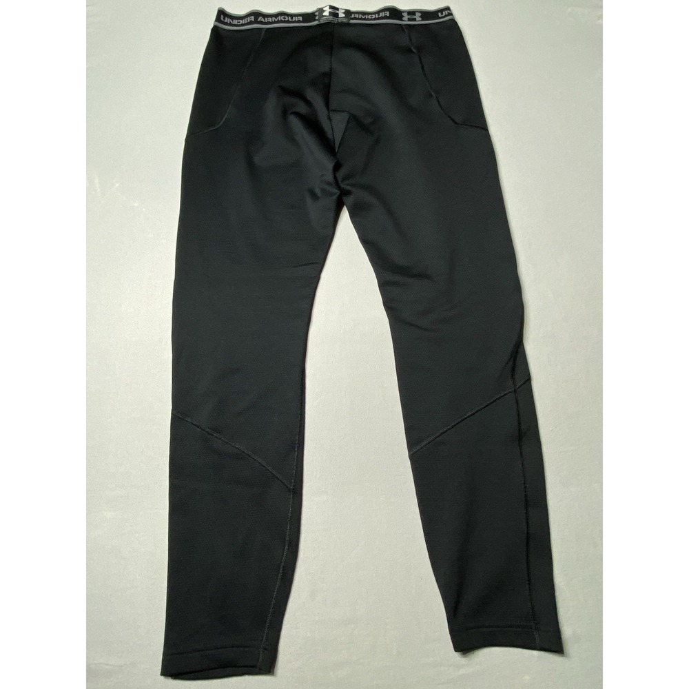 Under Armour Men's XL ColdGear Black Thermal Base Layer Running Tights - Picture 7 of 7